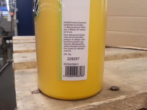artist colours marked with betajet dod printer