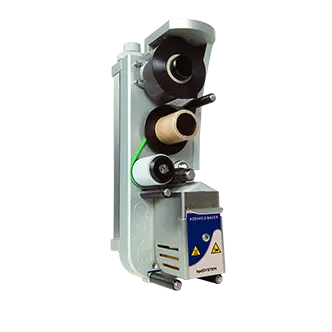  hotfoil device hpdsystem nano with smallest dimensions for the use in packaging machines