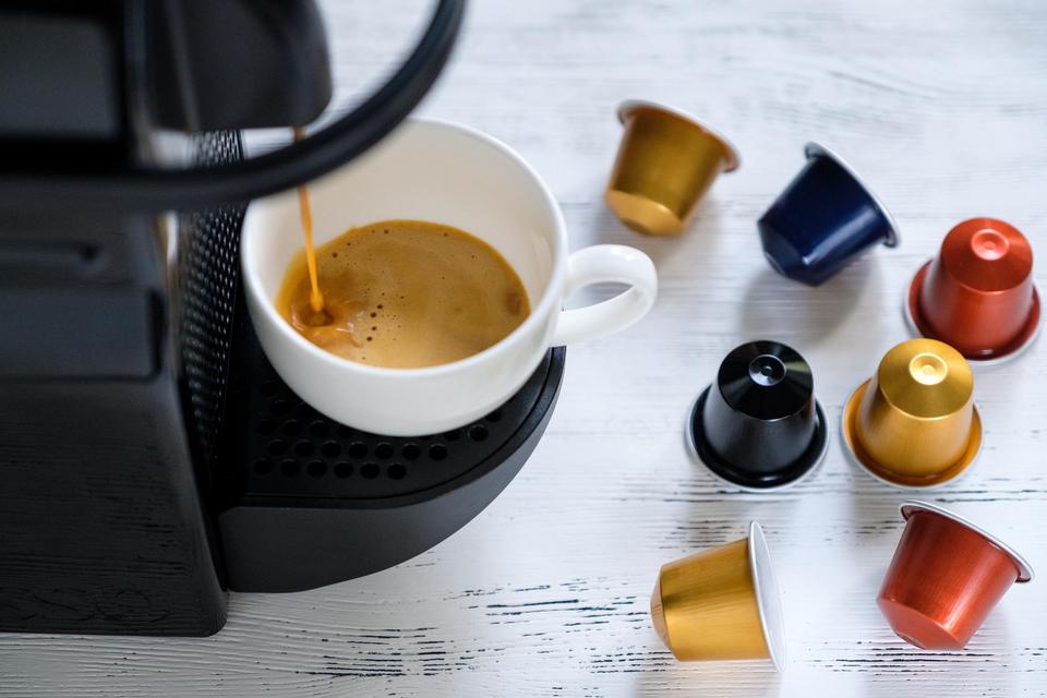 Cup of espresso coffee