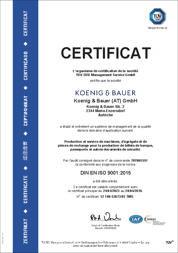 DQS ISO 9001:2015