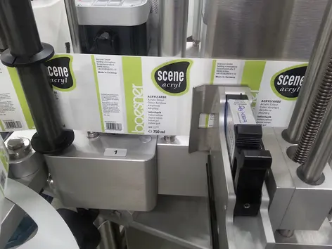betajet dod printer with ink cartridges labelled label